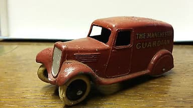 PRE WAR DINKY TOYS, MECCANO - THE MANCHESTER GUARDIAN VAN. RB