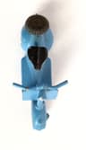 RARE 1940s Moko England Blue POP POP Scooter Box & Rider Lesney Dinky Corgi RARE