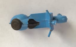 RARE 1940s Moko England Blue POP POP Scooter Box & Rider Lesney Dinky Corgi RARE