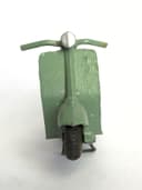 RARE 1940s Moko England Grey POP POP Scooter Box & Rider Lesney Dinky Corgi RARE