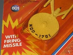 Rare 1980 Dinky Die Cast 801 Star Trek U.S.S. Enterprise Pocket Size