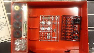 Rare NOS L&S Co. Ford GT 1/24 Slot car with Plastic Case Made Gifu Japan in 1964