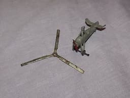 Rare Vintage Dinky Autogiro Meccano Diecast Helicopter/Aeroplane.