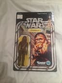 rare vintage starwars 12 back figure / chewbacca (unpunched)