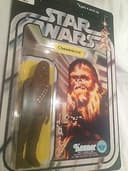 rare vintage starwars 12 back figure / chewbacca (unpunched)