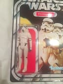 rare vintage starwars 12 back figure / stormtrooper (unpunched)