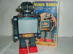 robots VINTAGE HORIKAWA SH TOYS VIDEO ROBOT MADE IN JAPAN 1960\'S