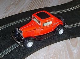 Scalextric conversion rare 1932 Ford 3 door coupe car Superb. Fun & fast