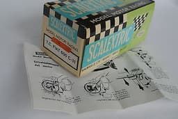 Scalextric Exin nice BOX + Spanish SHEET for red T.C. FIAT 600 C31 1968 Spain