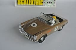 Scalextric EXIN Spain Excellent brown MERCEDES 250 S.L. SPORT ref C33 1968 ! f