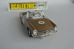 Scalextric EXIN Spain Excellent brown MERCEDES 250 S.L. SPORT ref C33 1968 ! f