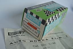 Scalextric EXIN Spain SUPER BOX +Instruction-Sheet for blue HONDA RA273 C36 \'68