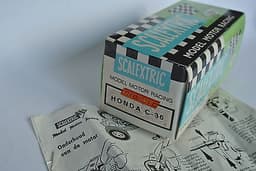 Scalextric EXIN Spain SUPER BOX +Instruction-Sheet for blue HONDA RA273 C36 \'68