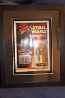 Star Wars Rare Job Lot Vintage & New Framed & Signed by the actors