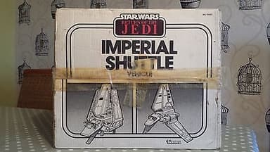 STAR WARS Vintage 1984 ROTJ Imperial Shuttle Vehicle Boxed Kenner