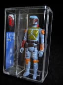 star wars vintage, kenner, boba fett, blue painted helmet, ukg 85%, very rare!