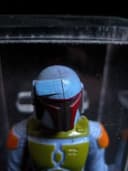 star wars vintage, kenner, boba fett, blue painted helmet, ukg 85%, very rare!
