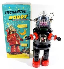 T.N. NOMURA "MECHANIZED ROBOT" ROBBY THE ROBOT  VTG JAPAN MIB,HORIKAWA,ALPS