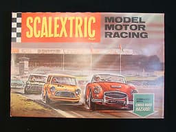 TRIANG SCALEXTRIC SET 45 - MINI COOPER CARS - SUPERB BOXED
