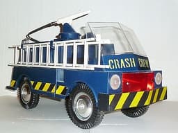 ULTRA RARE 1967 GI JOE CRASH CREW FIRE TRUCK + ORIGINAL BOX WITH INSERTS & SUIT