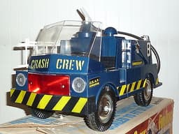 ULTRA RARE 1967 GI JOE CRASH CREW FIRE TRUCK + ORIGINAL BOX WITH INSERTS & SUIT