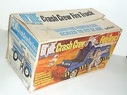 ULTRA RARE 1967 GI JOE CRASH CREW FIRE TRUCK + ORIGINAL BOX WITH INSERTS & SUIT