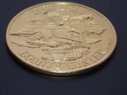 Vintage~1977~1984~1985~Kenner~Star~Wars~DROIDS~Boba~Fett~gold~coin~tv~cartoon~13