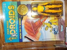 Vintage~1977~1984~1985~Kenner~Star~Wars~DROIDS~C3PO~animated~tv~cartoon~coin~AFA