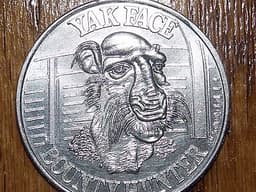 Vintage~1977~1984~1985~Kenner~Star~Wars~POTF~Last~17~YAK~FACE~silver~coin~lot~12