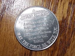 Vintage~1977~1984~1985~Kenner~Star~Wars~POTF~Last~17~YAK~FACE~silver~coin~lot~12