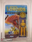 Vintage 1985 Kenner Star Wars Droids C-3PO AFA 85 Y-NM+ (C85/B80/F85)