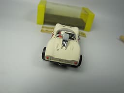 Vintage Aurora T-Jet #1409 Alfa Romeo White Chrome Roll Bar HO Slot Car In BOX