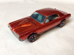 VINTAGE DIECAST HOT WHEELS REDLINES ERA 1967 CUSTOM MERCURY COUGAR - GOOD