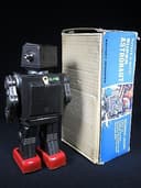 VINTAGE HORIKAWA SH JAPAN TIN B/O SPACE ROBOT ROTATE-O-MATIC SUPER ASTRONAUT TOY