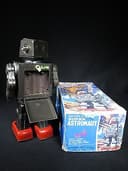 VINTAGE HORIKAWA SH JAPAN TIN B/O SPACE ROBOT ROTATE-O-MATIC SUPER ASTRONAUT TOY