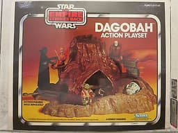 Vintage Kenner Canadian Star Wars ESB Dagobah Playset BLK & WHT Logo AFA 85 NM+