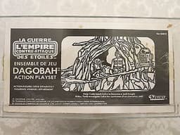 Vintage Kenner Canadian Star Wars ESB Dagobah Playset BLK & WHT Logo AFA 85 NM+