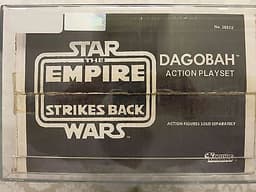 Vintage Kenner Canadian Star Wars ESB Dagobah Playset BLK & WHT Logo AFA 85 NM+