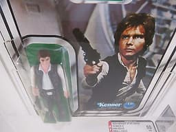 Vintage Kenner Star Wars Han Solo Small Head 12 Back-C AFA 50 VG C50/B70/F80