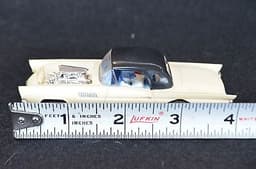 VINTAGE O GAUGE LARGE SUPER AURORA HO SLOT CAR 57 T BIRD MODEL RACE CAR RARE