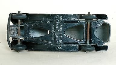 Vintage Original Pre War Dinky Toys Rolls Royce Saloon Car 30b GC Open Chassis.