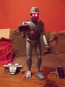 Vintage ROM The Space Knight Electronic Action Figure Toy Robot