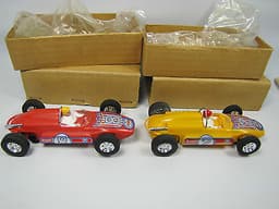 VINTAGE SCALEXTRIC C/80 REAR ENGINED OFFENHAUSER INDY CARS..BRYANT SPECIAL MIB