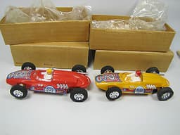 VINTAGE SCALEXTRIC C/80 REAR ENGINED OFFENHAUSER INDY CARS..BRYANT SPECIAL MIB