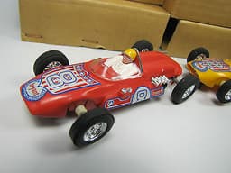 VINTAGE SCALEXTRIC C/80 REAR ENGINED OFFENHAUSER INDY CARS..BRYANT SPECIAL MIB