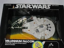 Vintage Star Wars Palitoy Millenium Falcon Diecast Vehicle Brand New MOC Rare